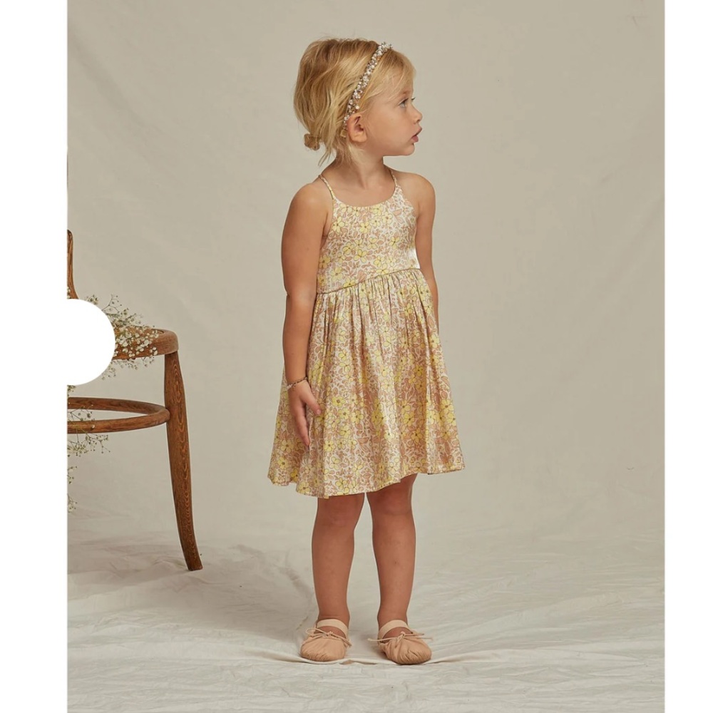 Ivory Pippa Dress | Lemon Flower